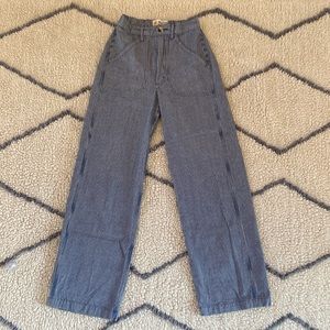 Mollusk Painter Pant in Railroad stripe